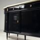 Black Louis XVI style sideboard