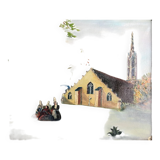 Pont-Aven, Chapel of Trémalo, around 1930. Oil on canvas monogrammed.