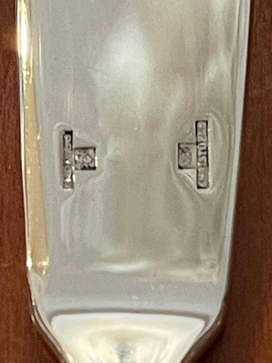 Christofle Dax model, fish cutlery