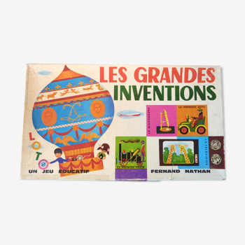 Jeu vintage "Les grandes inventions"