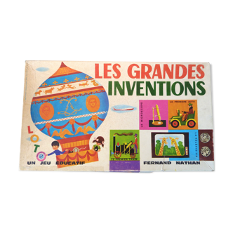 Jeu vintage "Les grandes inventions"