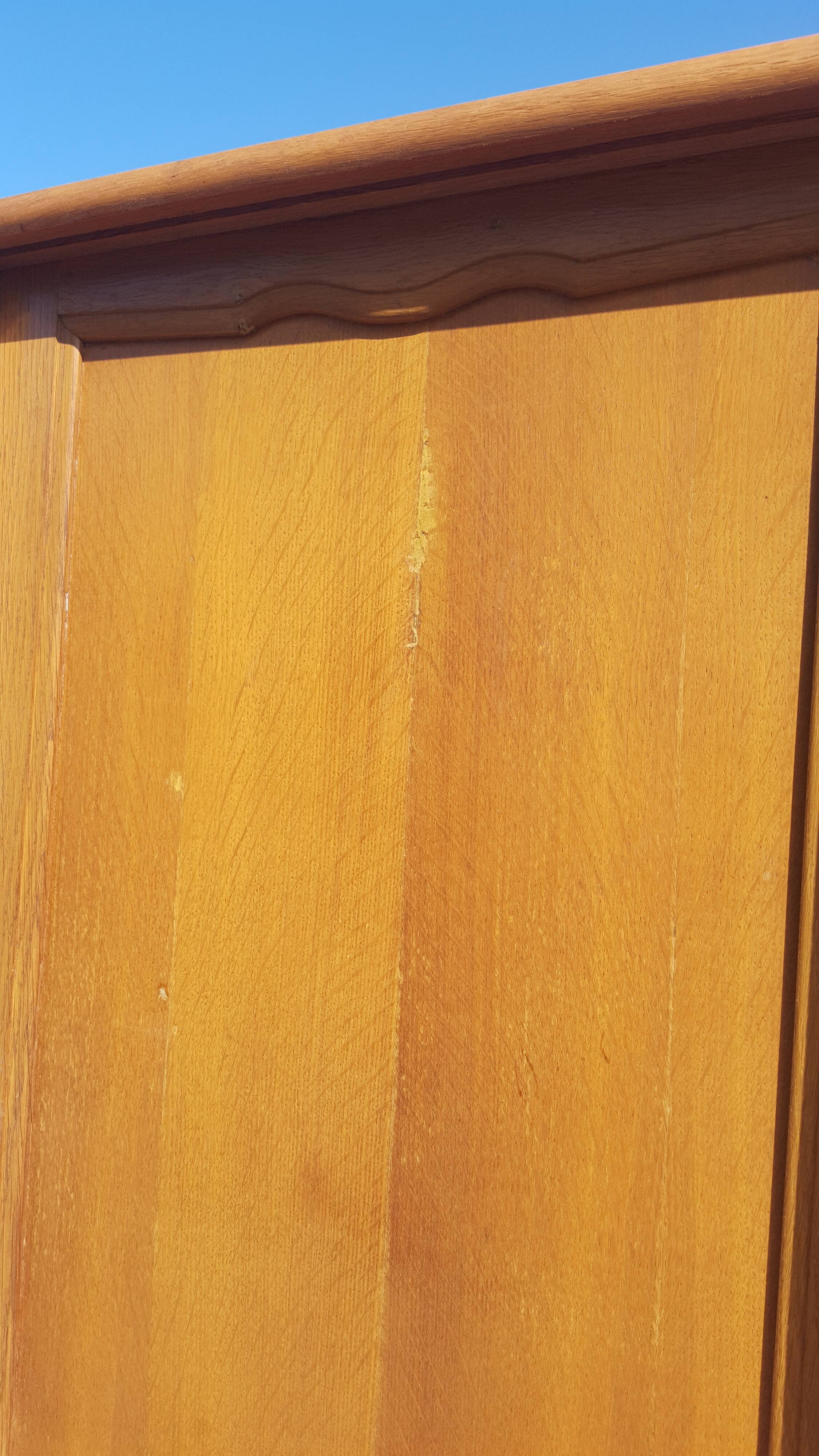 Scandinavian vintage cabinet sliding doors