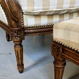 Louis XV shepherdess armchair