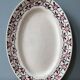 Oval dish in earthenware from St Amand Céranord France