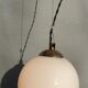 Baladeuse globe verre opalin d15