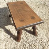 Set 2 decorative milking stools Nature