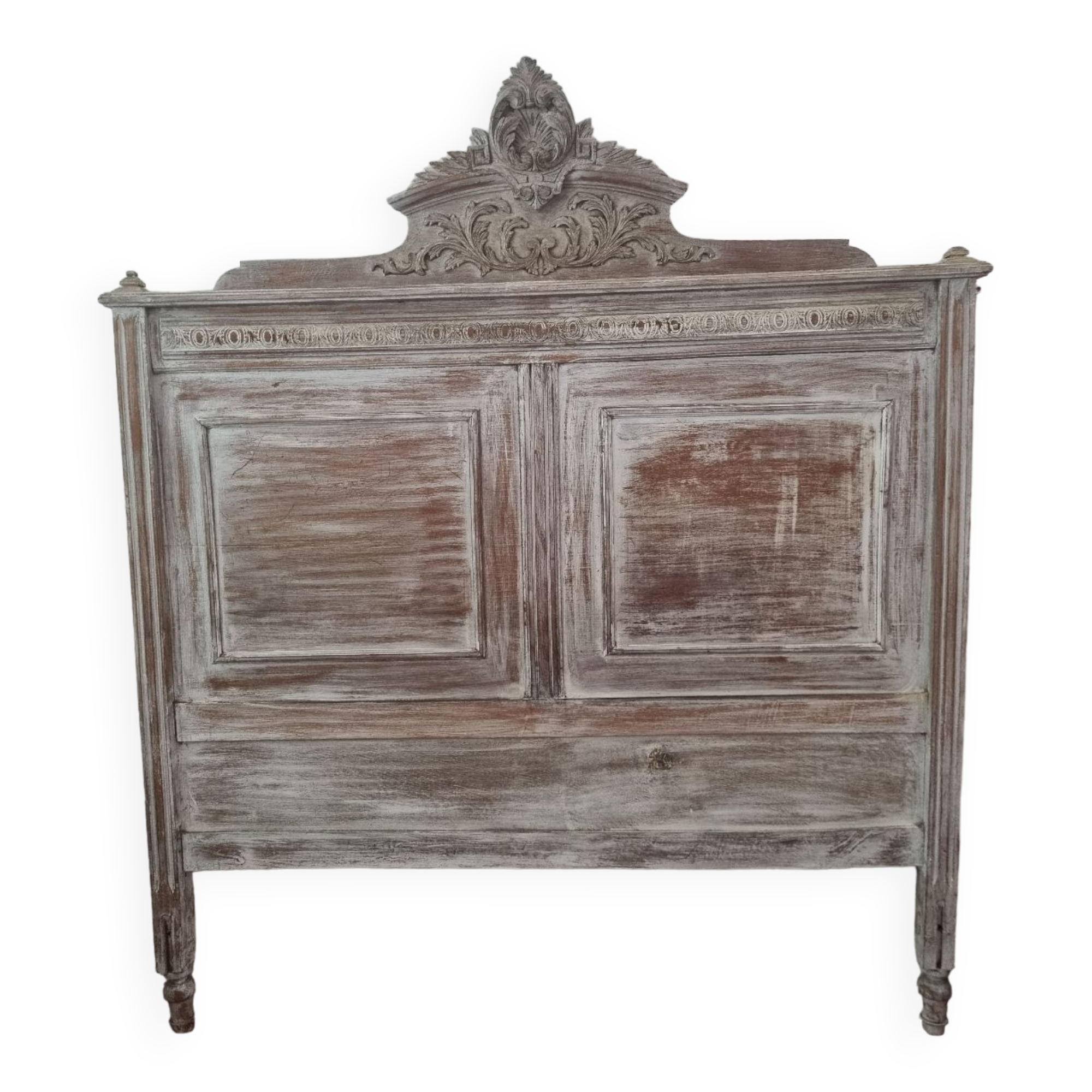 Headboard in ceruse wood