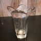 Vase en verre taillé