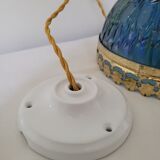 Blue glass suspension