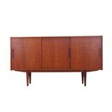 Teak highboard, Danish design, 1960s, production: Denmark