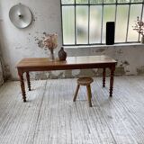 Walnut farm table 185 cm