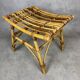 1970s rattan stool from the south of France