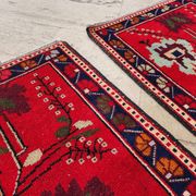Small vintage decorative kilim rug 77x81 cm