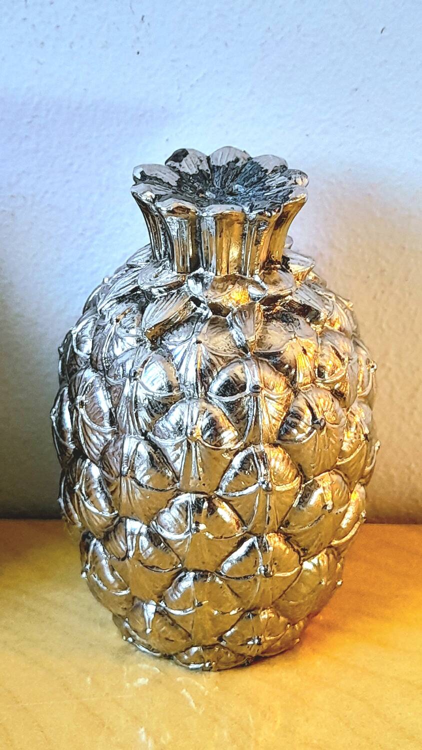 Pineapple salt and pepper shaker Mauro Manetti 70s