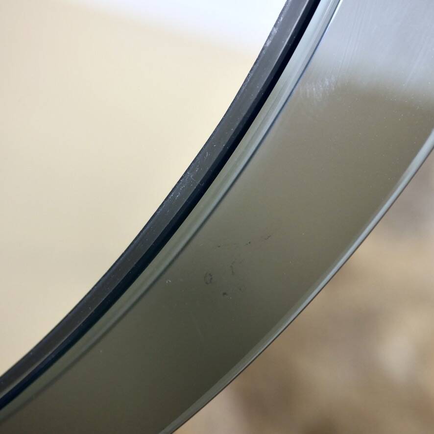 Large oval mirror by Veca, Italy, 1970s