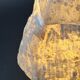 Large brutalist table lamp - alabaster - 1970s - vintage - made in Italy