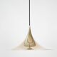 Danish vintage pendant lamp Semi by Bonderup&Thorup, 1968
