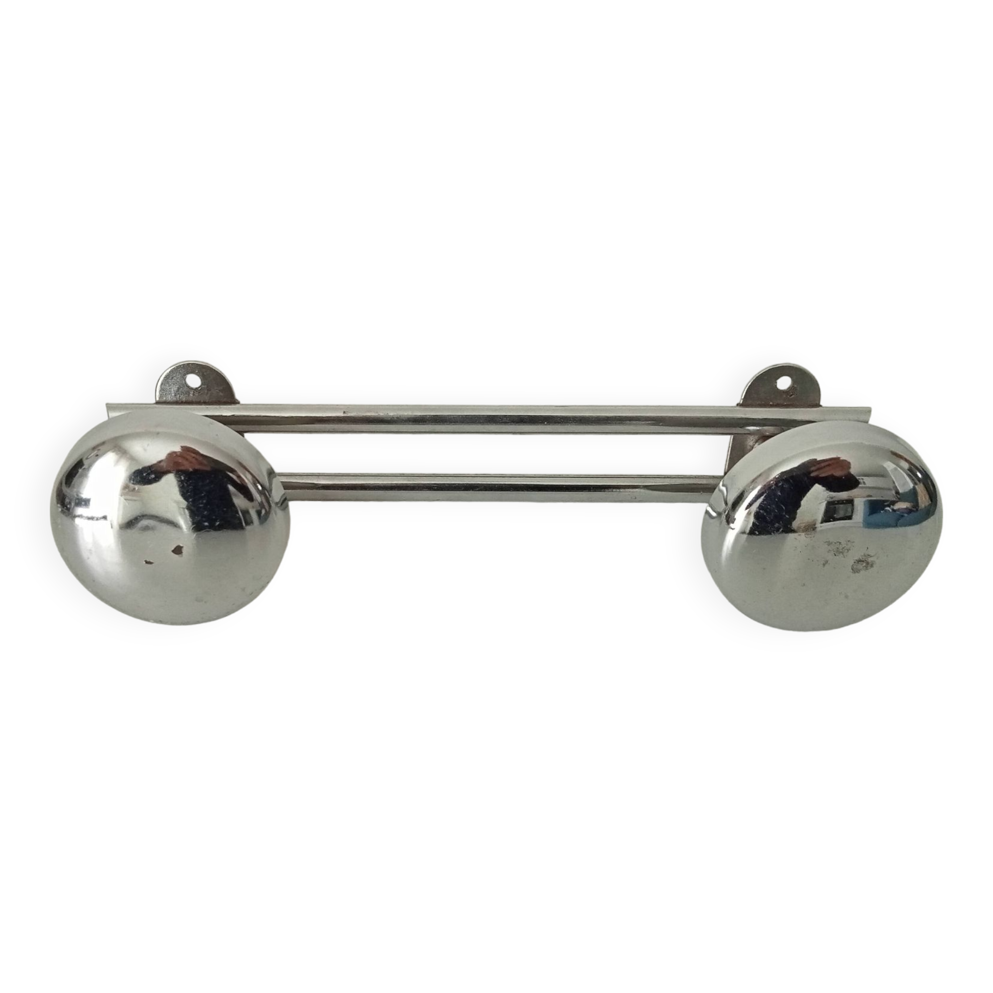 Vintage chrome coat rack from the 70s