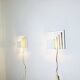 Geometric Square Layered Wall Lamps By Unknown Designer, The Netherlands 1960S