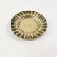 Art Deco brass ashtray, Denmark, 1950s.