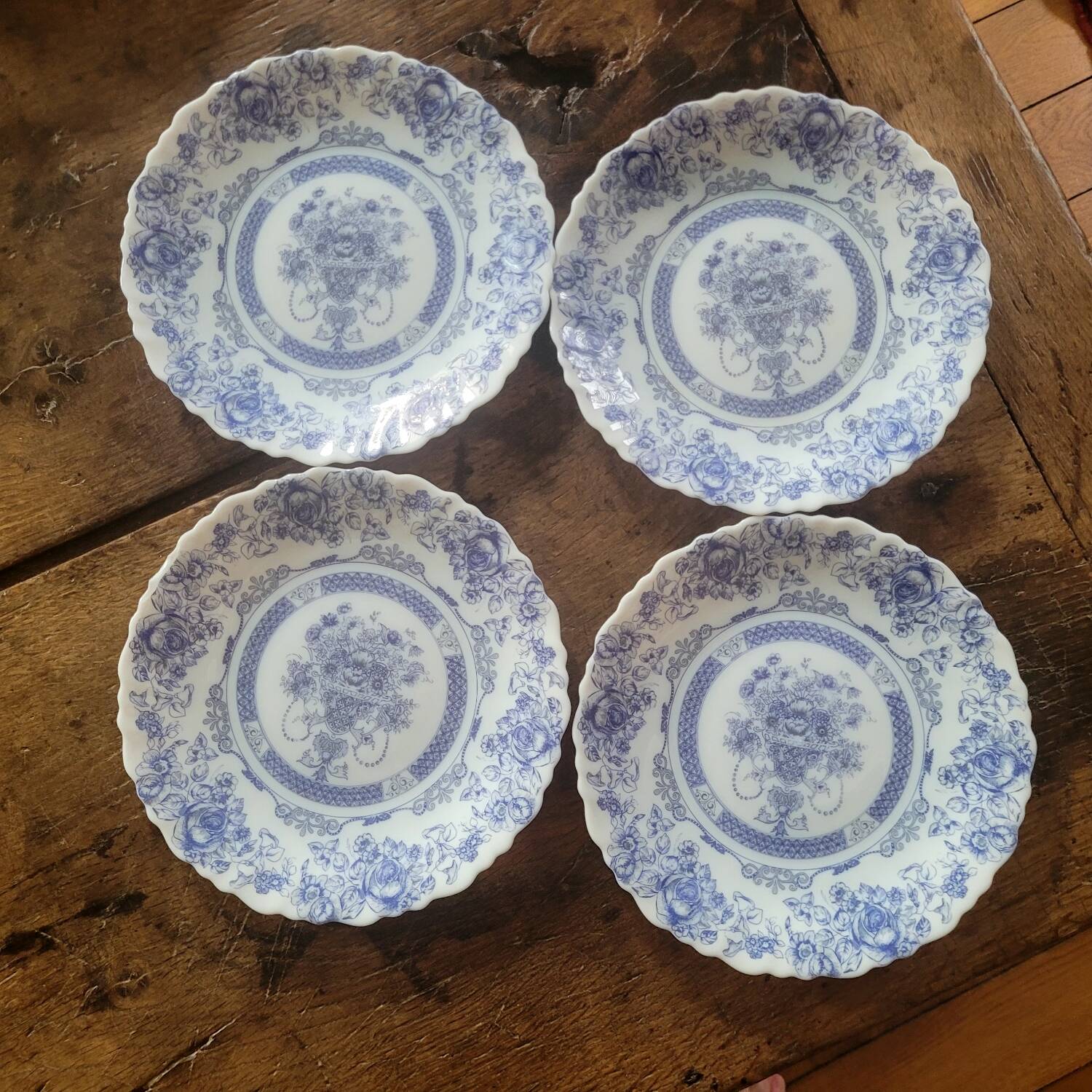 70s dessert plates