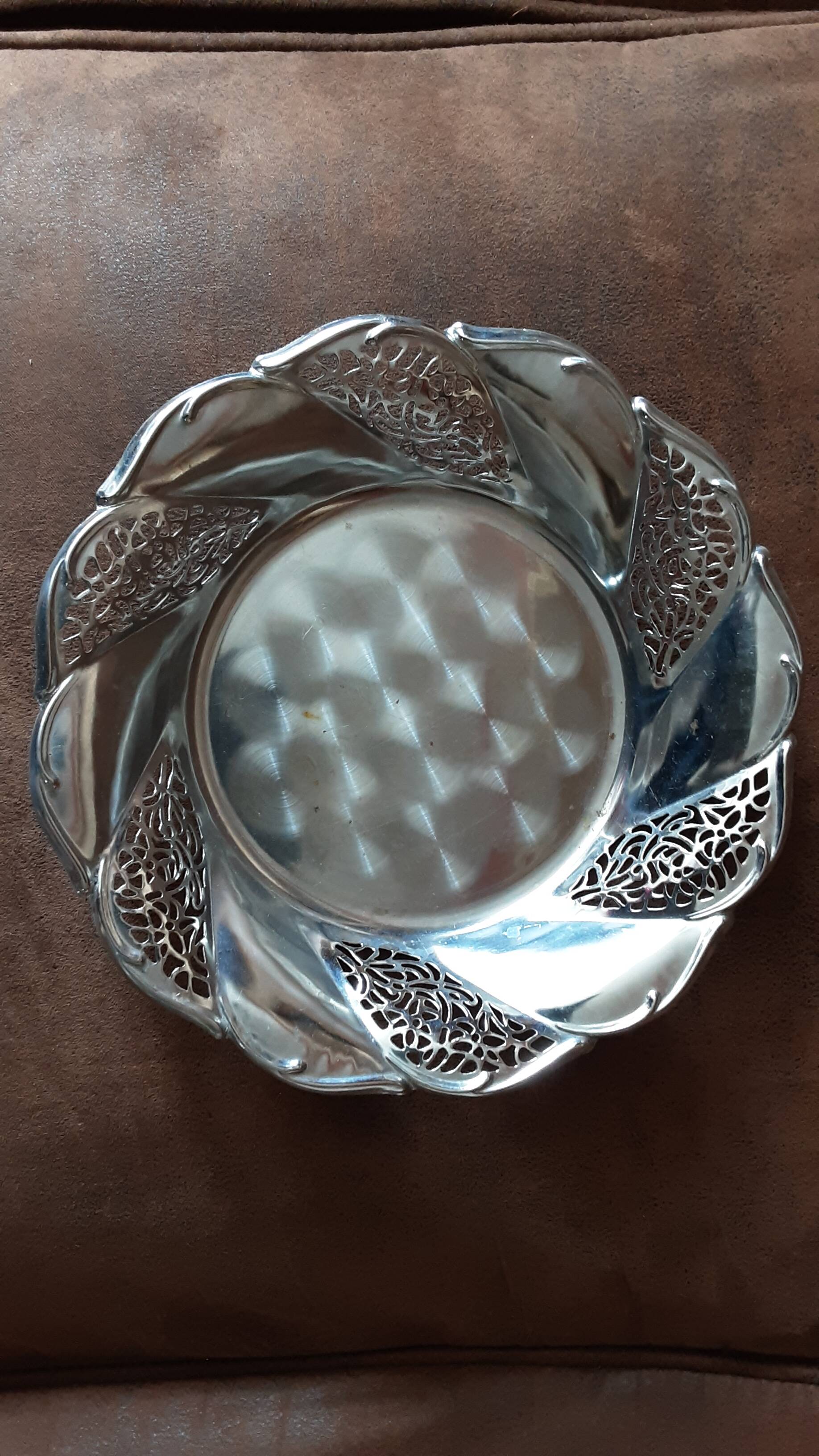 Corbeille métal vintage