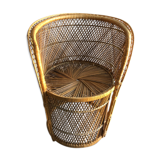 Rattan armchair