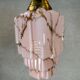 Art deco skyscraper – marbled pink opaline and brass