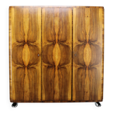 1930s Bauhaus Wardrobe by Vichr & Spol in walnut Finish, Czechoslovakia