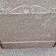 Metal fireplace screen