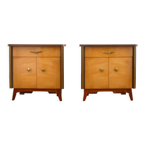 paire de chevets vintage