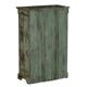 Green cabinet old teak piece and patina of origin India