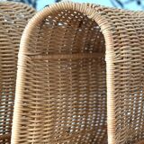 Rattan magazine holder 1970