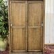 Oak wardrobe with sliding doors from the 1930s.