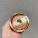 A set of ceramic candleholders by Axel Larsen for his own company, Axella