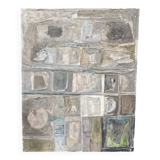 Abstract composition on panel