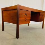 Vintage retro Danish mid-century rosewood desk by Christian Linneberg 1960s