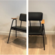 Paire de fauteuils laqués noirs Willy van de Meeren 1950