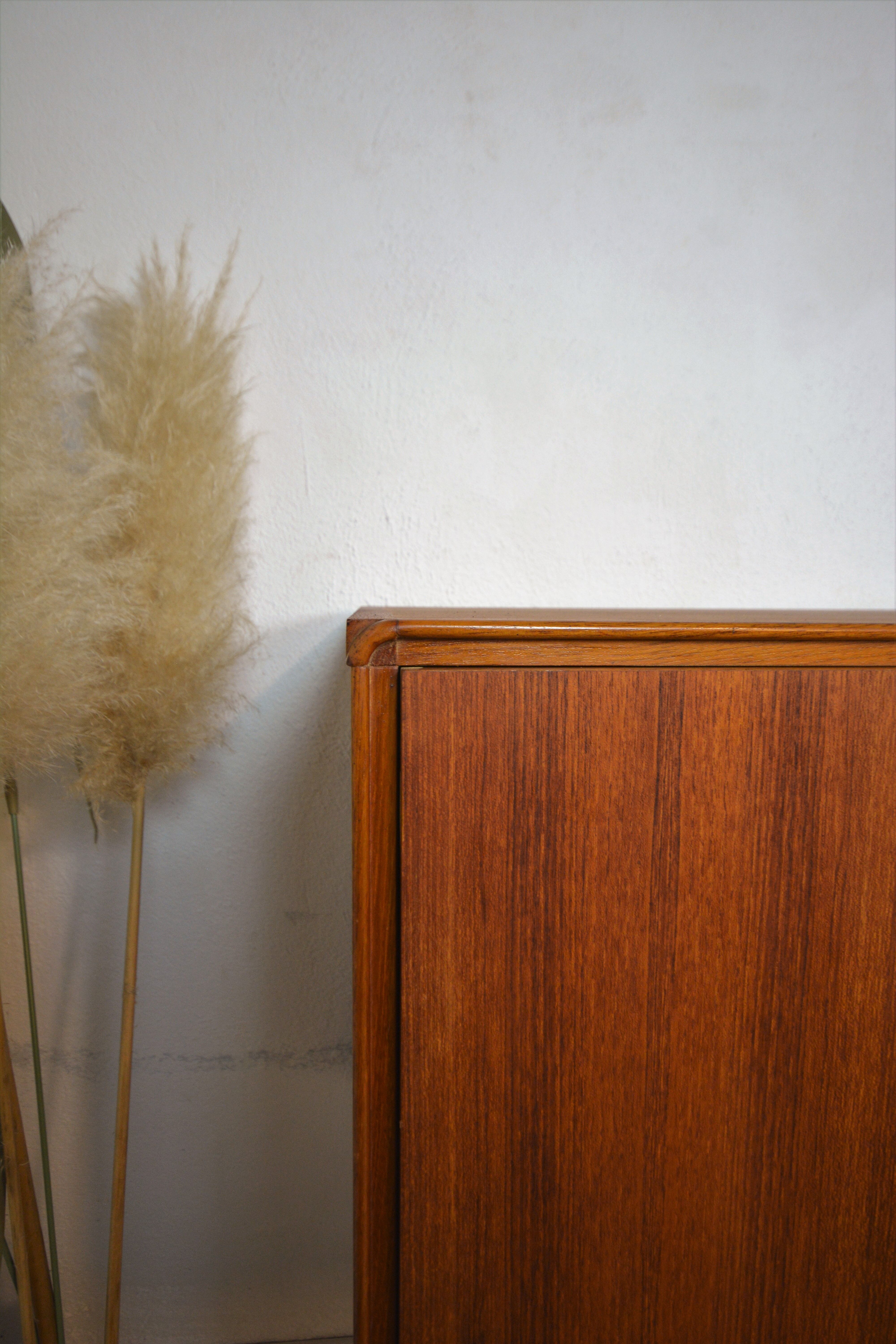 Scandinavian sideboard Fristho teak and metal