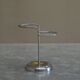 Bauhaus-style umbrella stand in chrome brass, 1960s