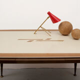 Adjustable coffee table formica 1950