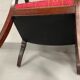 Paire de fauteuils époque empire en acajou et soie