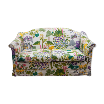 Floral and nature patterned sofa, bench designed by Gocken Jobs, Sweden