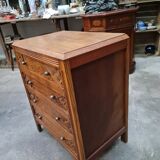Old small vintage chest of drawers four drawers oak