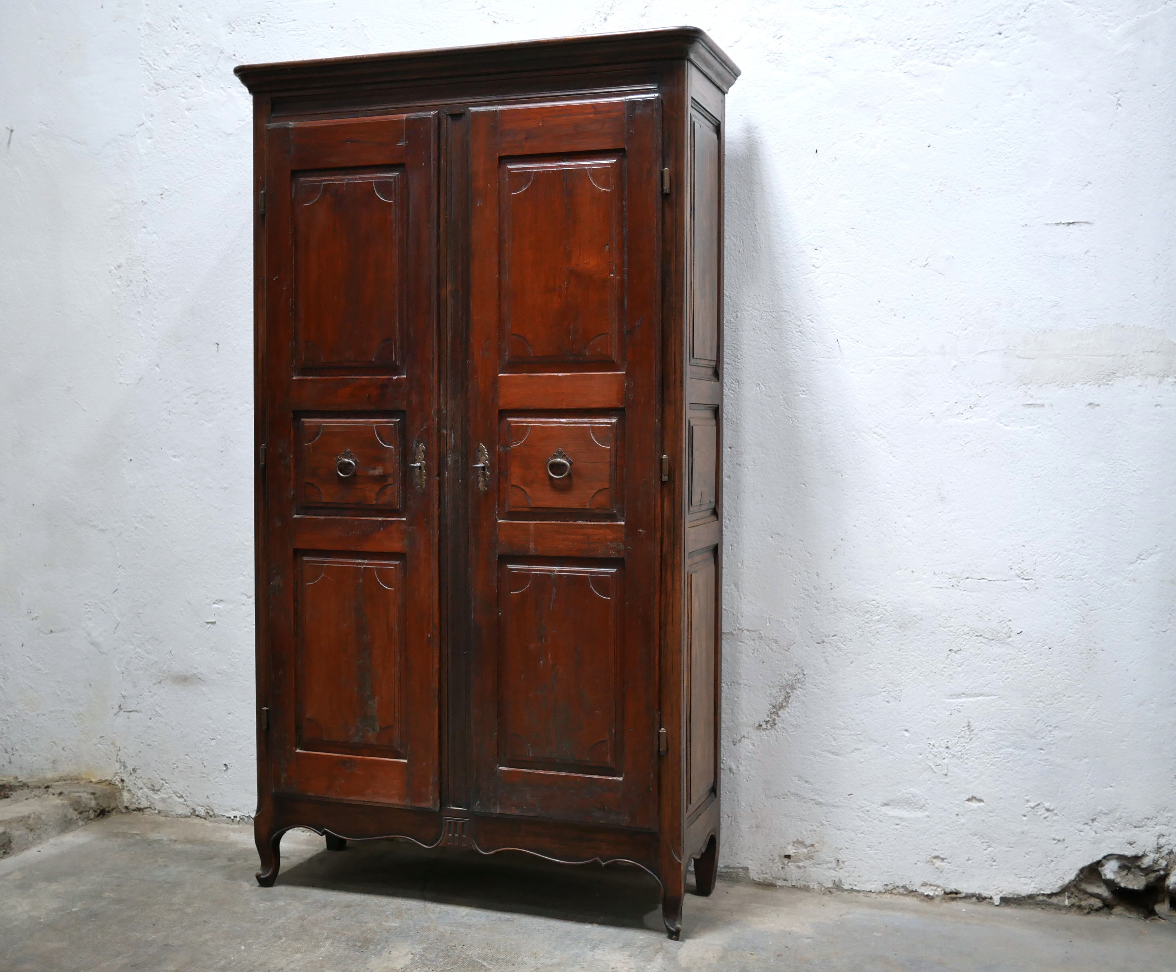Antique wooden wardrobe