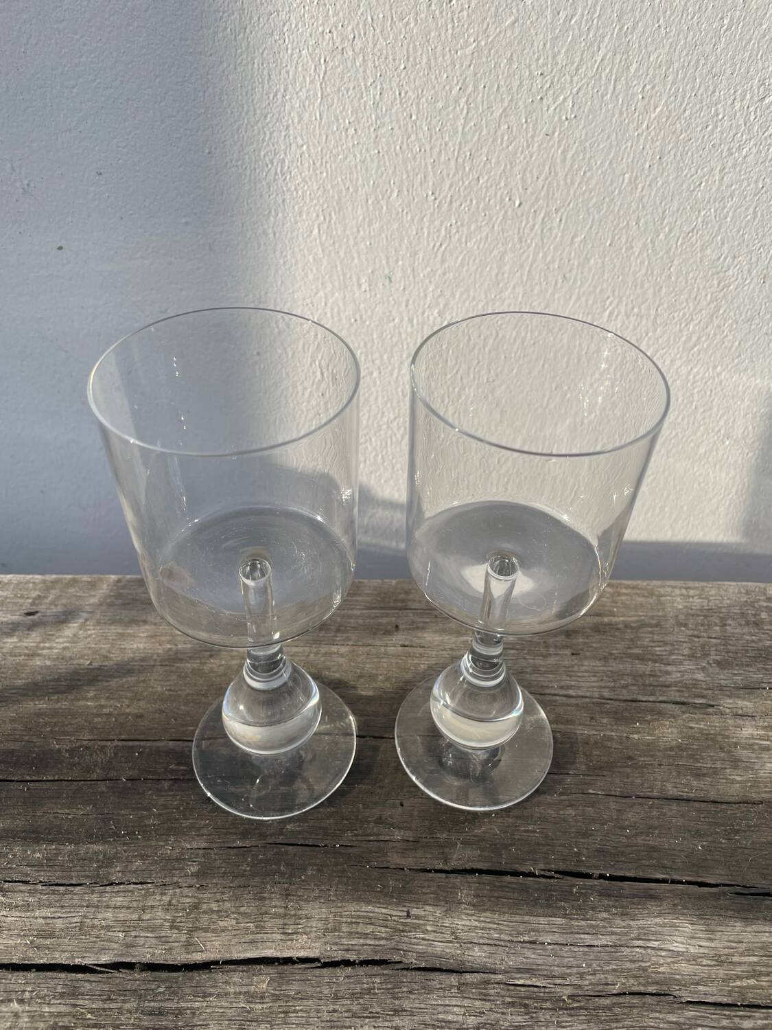 Verres à pied en cristal Baccarat