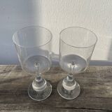 Verres à pied en cristal Baccarat