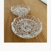 Duo crystal candle holders