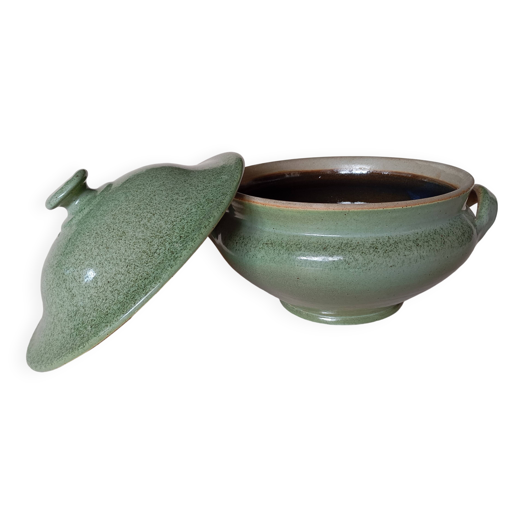 Handcrafted stoneware vegetable bowl