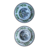 Pair of plate Creil Montereau - Napoleon